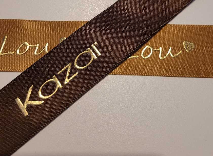 wypukle zlote wstazki reklamowe